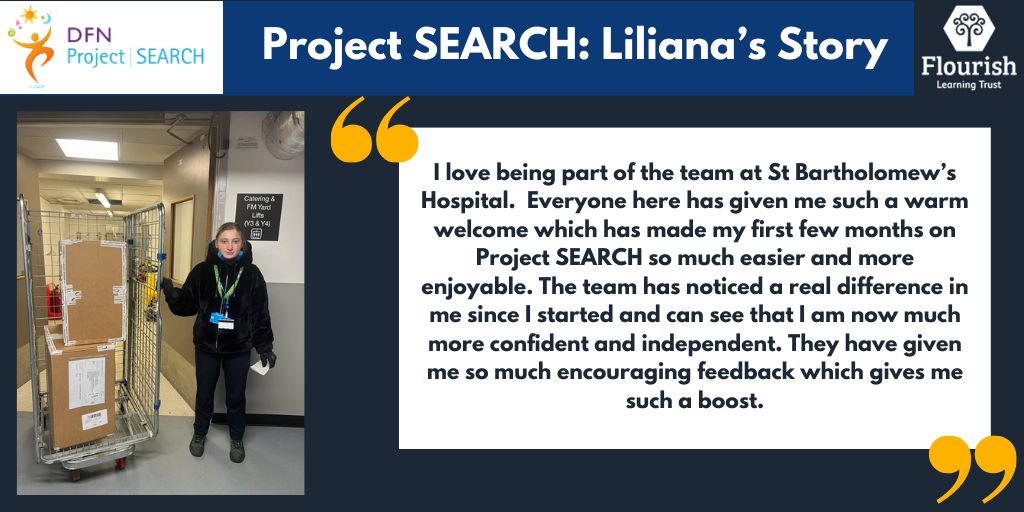 Project SEARCH Liliana graphic